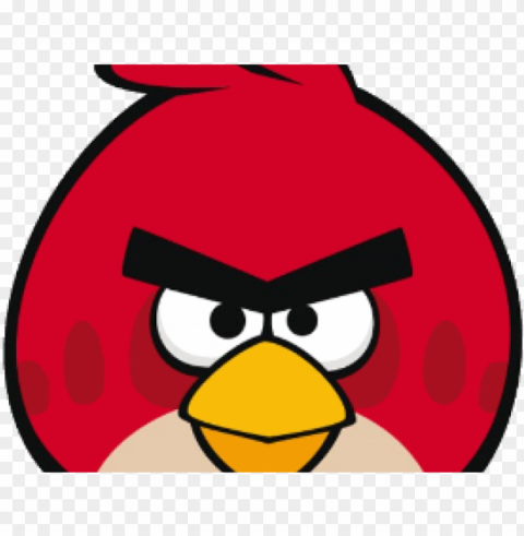 hard rock clipart angry - red classic angry birds Alpha channel transparent PNG