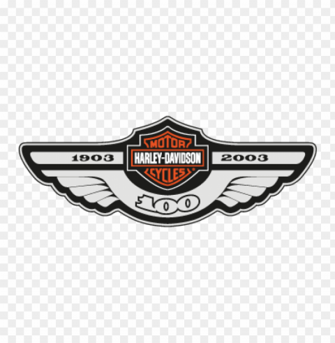 harley davidson 100 vector logo PNG files with no background wide assortment