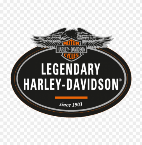 harley davidson legendary vector logo free PNG files with alpha channel