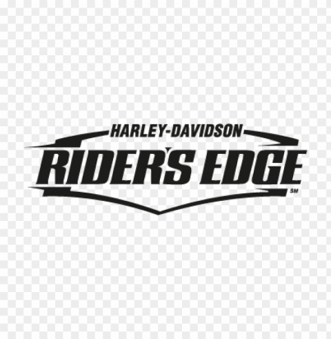 harley davidson riders edge vector logo Isolated Item with HighResolution Transparent PNG