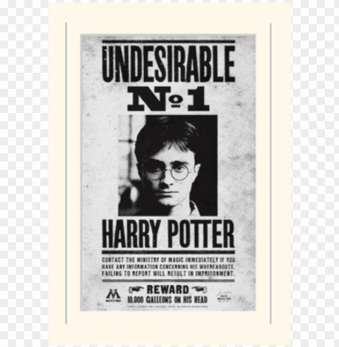 harry potter no 1 undesirable poster Transparent PNG images bundle PNG transparent with Clear Background ID 99dc9857