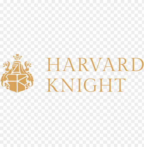 harvard knight logo landscape gold PNG Isolated Object with Clear Transparency