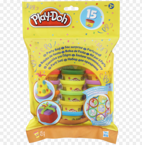 Hasbro Play Doh 15 Count Party Ba Transparent Background PNG Object Isolation