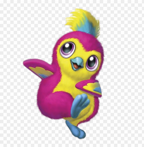 hatchimals pink penguala Isolated Subject in HighQuality Transparent PNG