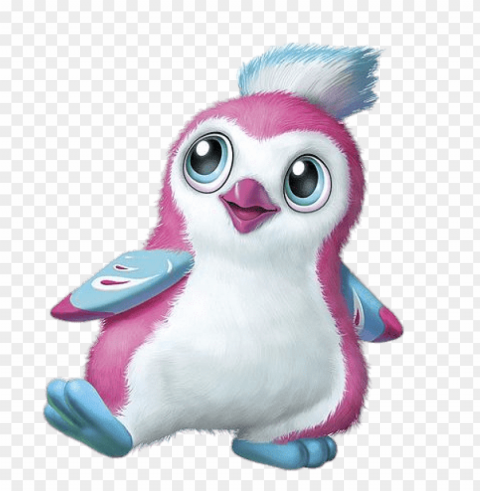 hatchimals white penguala No-background PNGs