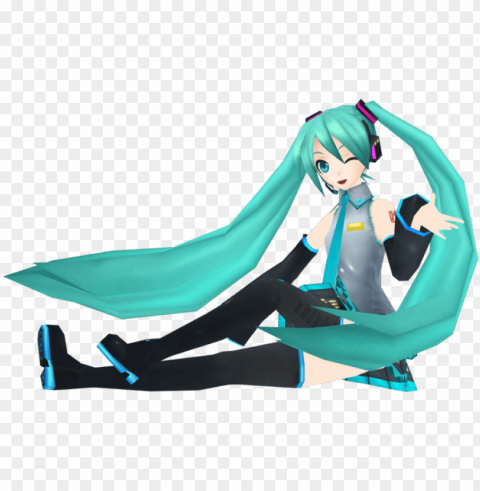 hatsune miku project diva extend - sitti Isolated Item on Transparent PNG