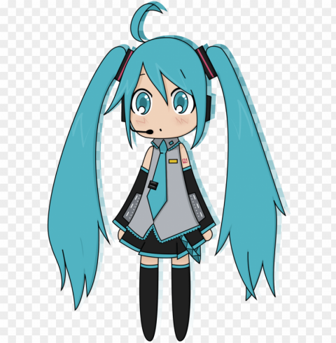hatsunemiku - hatsune miku Isolated Element with Clear PNG Background