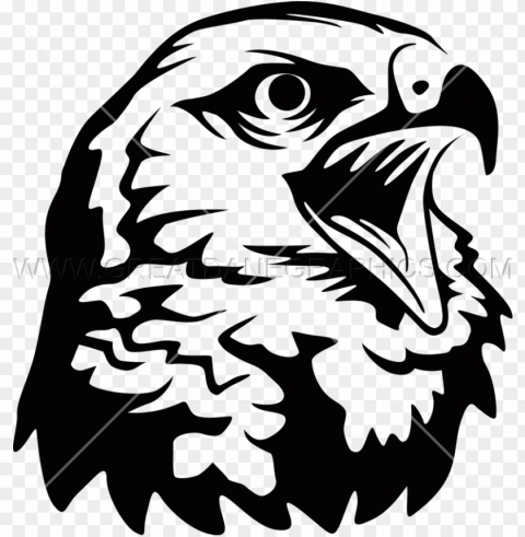 hawk black and white - hawk logo background HighQuality Transparent PNG Isolated Object