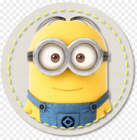 hc minion icon - minion dave Isolated Character in Clear Background PNG