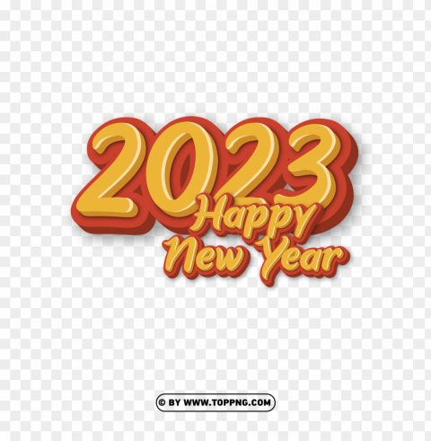 hd 2023 happy new year without liting PNG images with no watermark - Image ID faaa2846