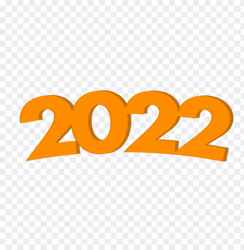 Hd 3d Orange 2022 Text Transparent PNG Picture