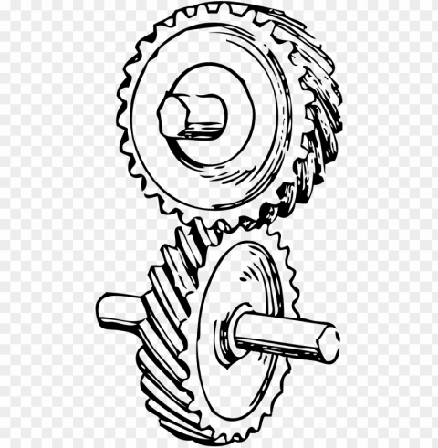 hd black drawing sketch mechanical gears Clear PNG pictures assortment