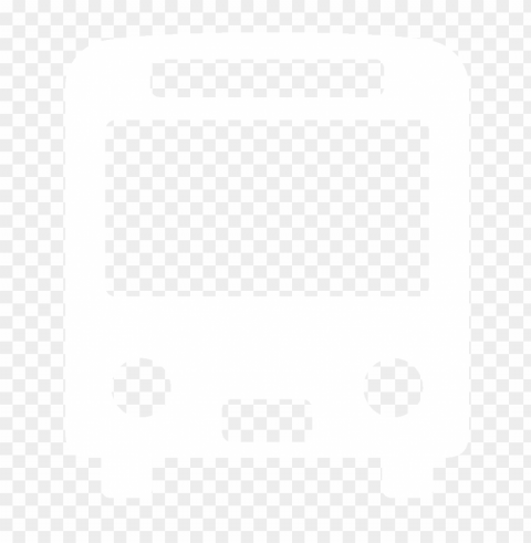 hd bus autobus front view white icon PNG photo
