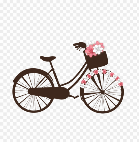 hd decorated bicycle couple love valentine PNG pictures with alpha transparency