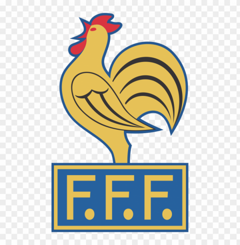 hd france fff football chicken logo symbol Clear PNG pictures free