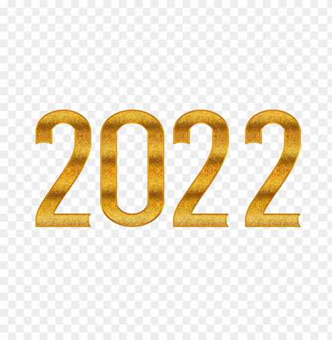 hd golden gold luxury 2022 text Alpha channel transparent PNG