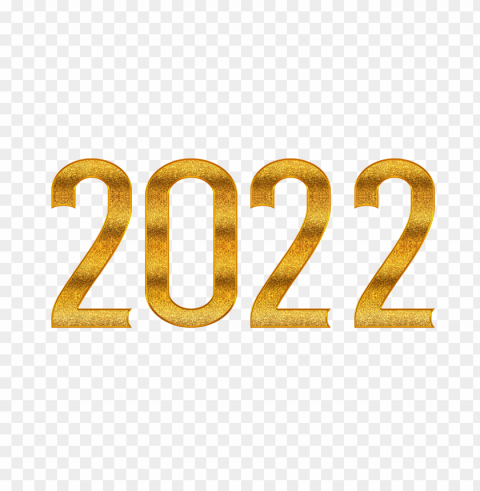 Hd Golden Gold Luxury 2022 Text Alpha Channel Transparent PNG