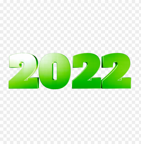 hd green 3d 2022 text Alpha PNGs