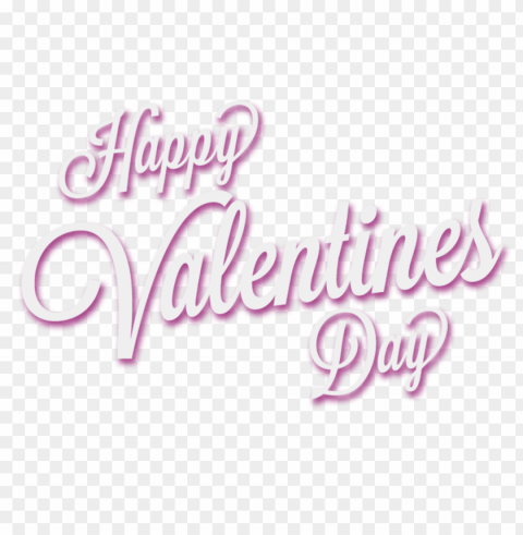 hd happy valentine's day white text logo PNG transparent designs PNG transparent with Clear Background ID 9825df36