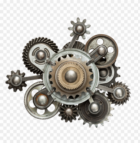 hd industrial mechanical gears PNG Graphic Isolated with Transparency