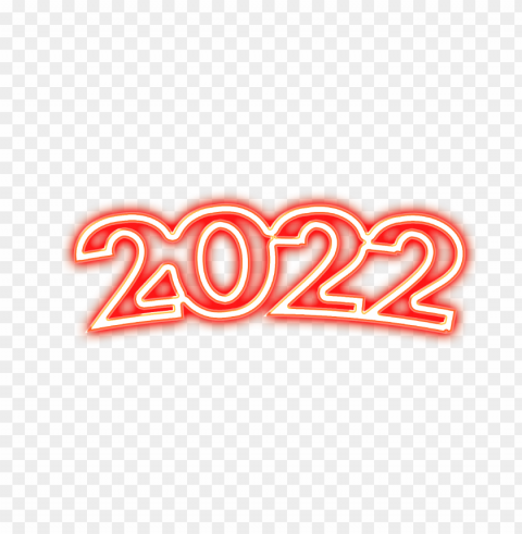 hd neon glowing red 2022 Clean Background Isolated PNG Art