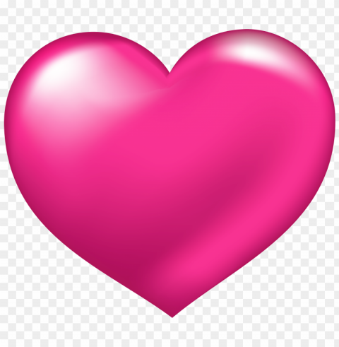 hd pink love valentine's day romance heart PNG transparent photos massive collection