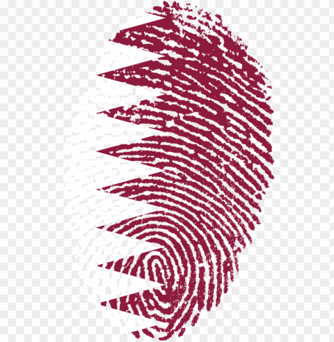 hd qatar flag fingerprint Free download PNG images with alpha channel diversity