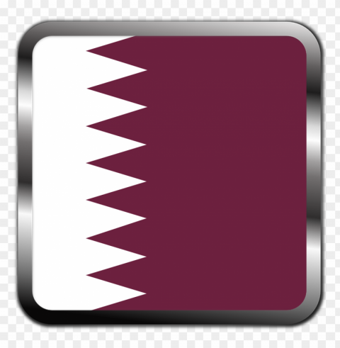 hd qatar qa flag square icon Free PNG