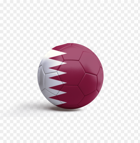 hd soccer ball with qatar flag Free PNG images with alpha channel set