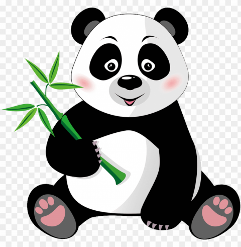 hd images pluspng image library stock - panda bear clipart Transparent PNG Isolated Subject Matter