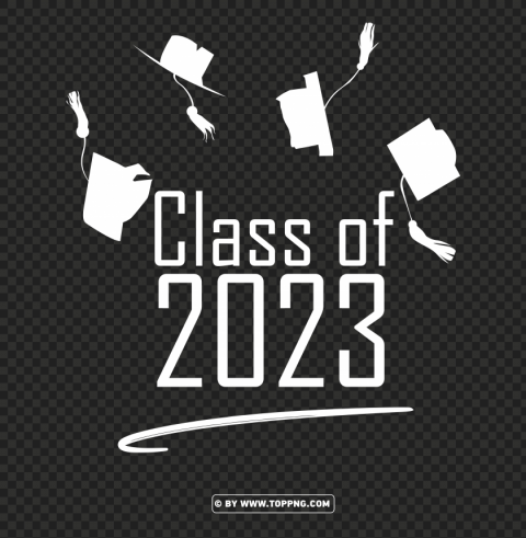 hd university graduates class of 2023 transparent PNG images for editing