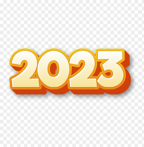 Hd Yellow Gold 2023 Isolated Graphic On Clear PNG