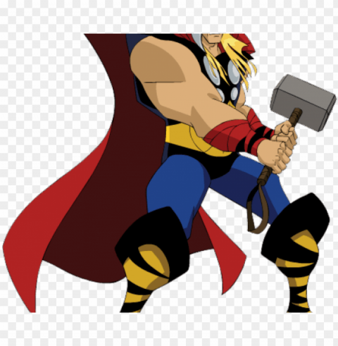 head clipart thor - avengers earth's mightiest heroes PNG graphics with transparency