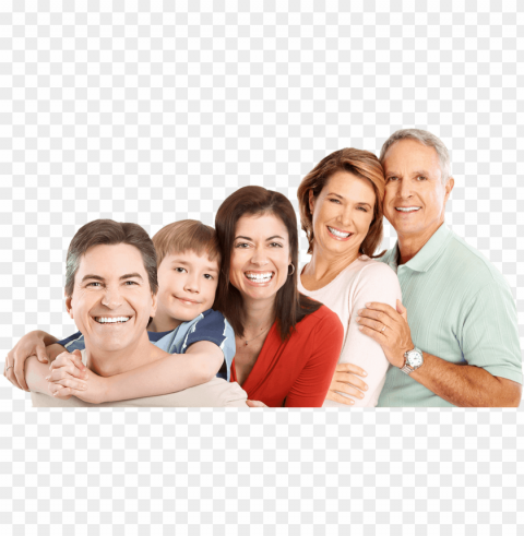 healthy happy family Isolated Item with Clear Background PNG