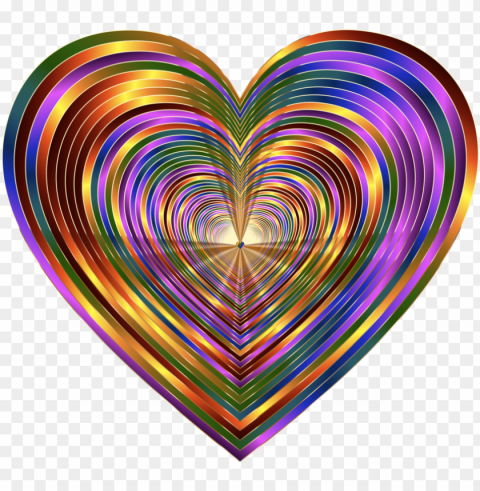 heart 8-bit color computer icons download - heart psychedelic PNG graphics with alpha channel pack