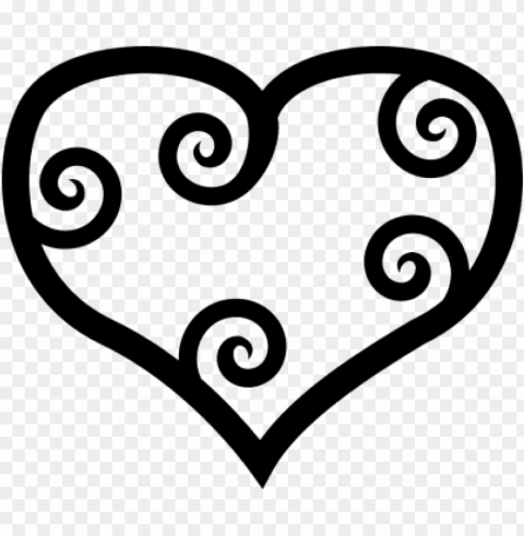 heart black and white heartblack and white - mother's day black and white Transparent PNG images collection