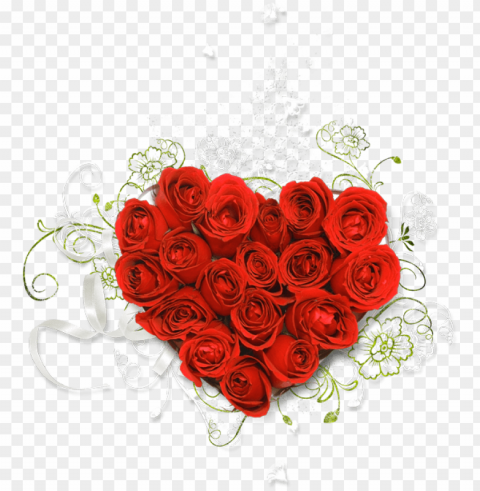 heart clipart bouquet - heart bouquet of roses Clear PNG photos