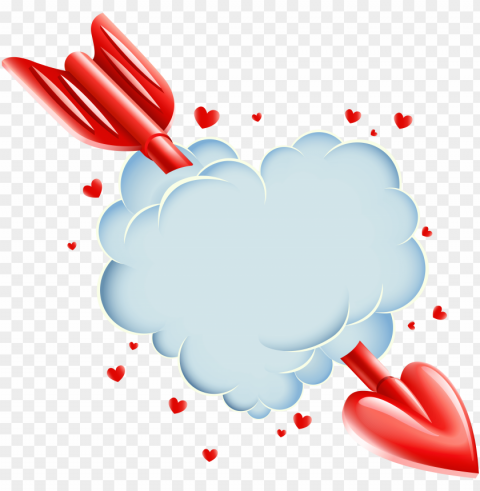 heart cloud clipart Transparent PNG Isolated Object Design PNG transparent with Clear Background ID 8cad2780