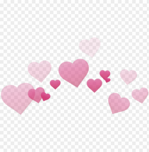 heart crown macbook crown filter Clear Background PNG Isolated Item