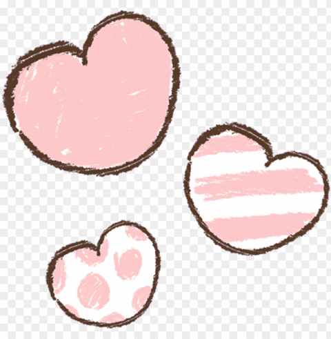 heart cute vector library library - kawaii cute pink heart PNG with transparent background for free