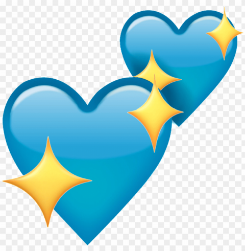 heart emoji blueheart blue sparkle sparklingheart heart - blue heart emoji Transparent PNG graphics assortment