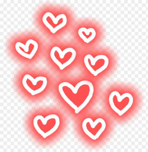 heart hearts glowing glowing hearts - heart PNG graphics with clear alpha channel collection
