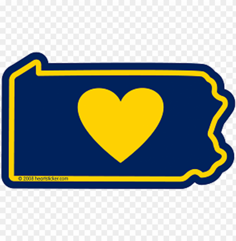 heart in pennsylvania sticker - heartstickercom heart in pennsylvania sticker Transparent PNG images for design