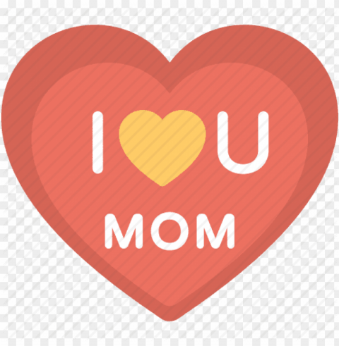 heart logo mom love - heart logo mom love Transparent Background PNG Object Isolation