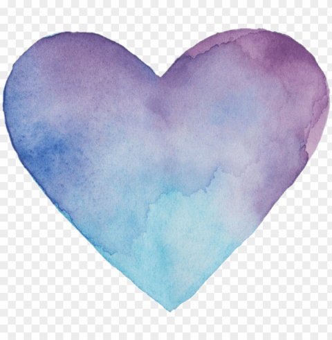 heart love colorfull blue lila vileta tumblr corazon - heart Transparent PNG Isolated Illustration