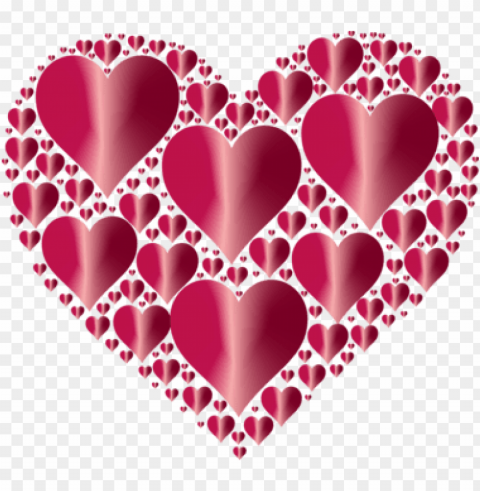 heart love computer icons valentine's day - pink and red hearts PNG images with no watermark