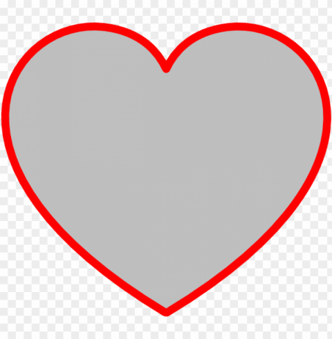 Heart Outline Shape PNG Picture