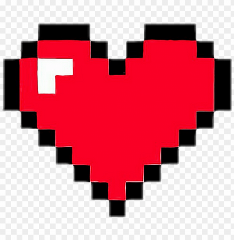 heart pixelart game retro red minecraft life pixel - corazon de 8 bits PNG transparent images bulk