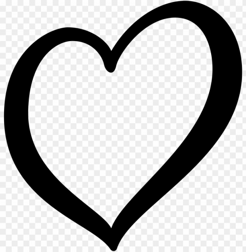 heart outline black vector library - eurovision heart Transparent PNG images for graphic design