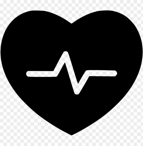 heart pulse healthy comments - healthy heart icon Isolated Artwork on Clear Transparent PNG